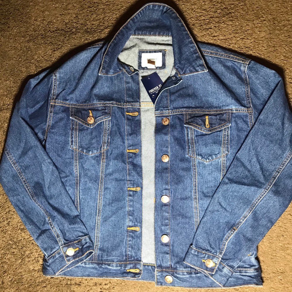 Denim Trucker Jacket Forever 21